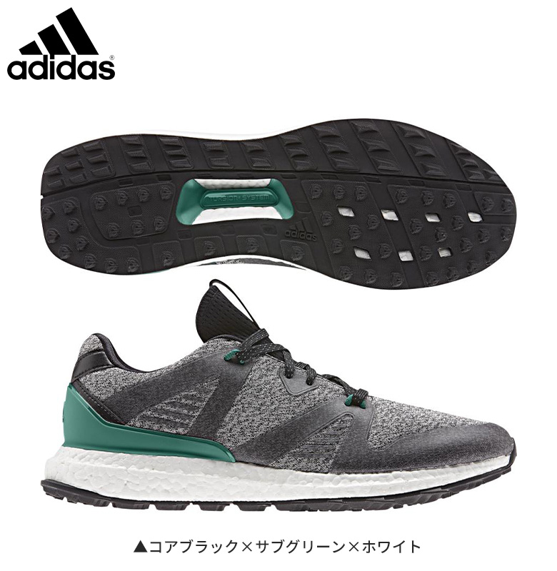 アディダス ゴルフ クロスニット 3 0 Bte53 スパイクレス ゴルフシューズ コアブラック サブグリーン ホワイト G Adidas アトミックゴルフ 公式通販