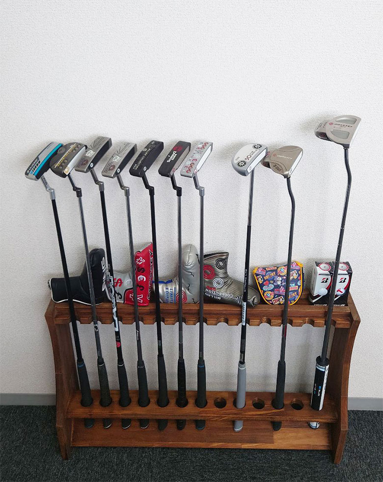 13本用 ゴルフクラブスタンド コレクションスタンド 室内干し