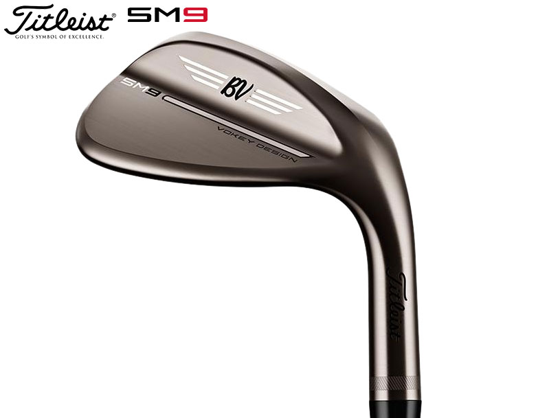 タイトリスト Vokey Vokey SM9 BRASHED STEEL ウェッジ BV105 【58-14