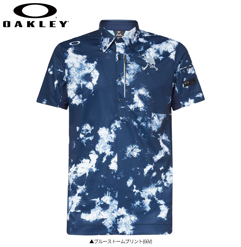 オークリー FOA403517 スカル BLEACH グラフィック半袖 ポロシャツの通販 アトミックゴルフ