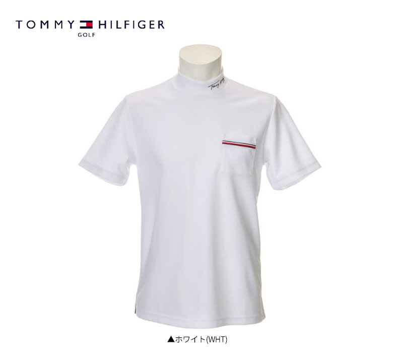トミーヒルフィガー THMA238 バックフラッグ モックネック シャツの通販 アトミックゴルフ
