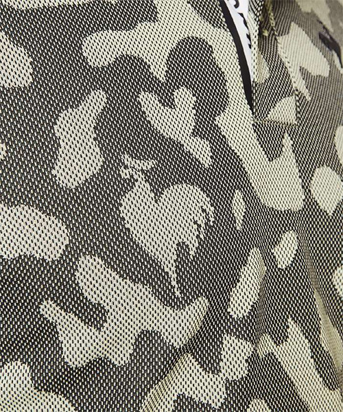 ルコック QGMTJA35 メッシュジャガード半袖 ポロシャツ ライム(LM00)