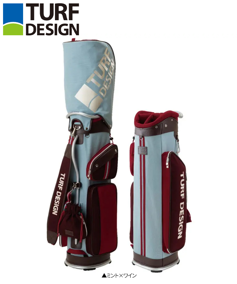 TURF DESIGN 2023 ターフデザイン Golf キャディバッグ ゴルフ TDCB-2277