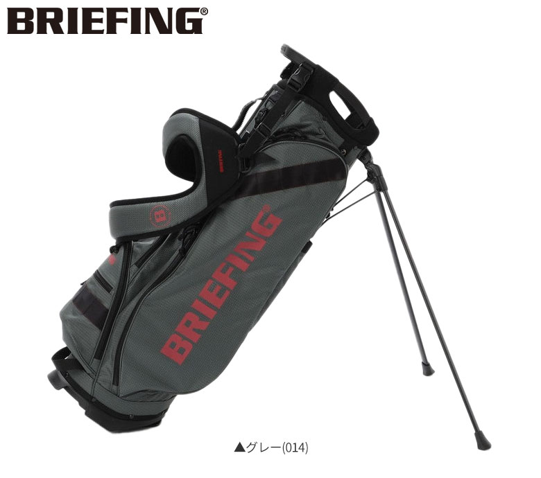 ブリーフィング ゴルフ キャディバッグ CR-4 #02 AIR CR メンズ 春 限定色 BRG221D38 BRIEFING GOLF  ゴルフバッグ キャディーバッグ 口径9型 口枠5分割 ブランド 【69%OFF!】 - バッグ・ケース