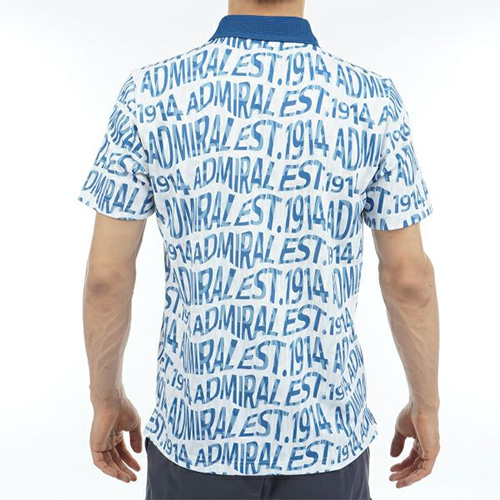 アドミラル ウォーターペイントロゴプリント ADMA329 ポロシャツの通販