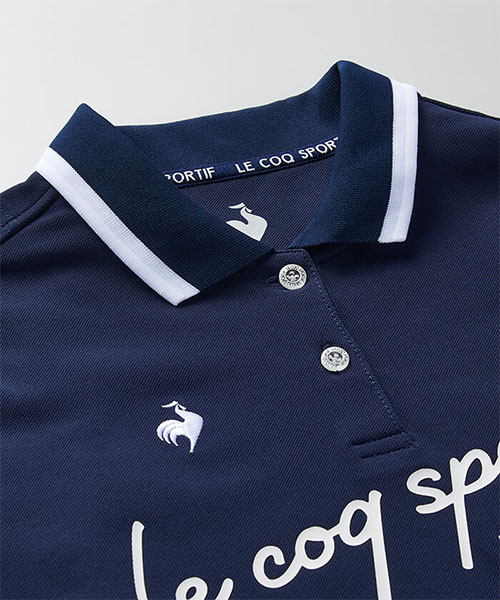 ルコック ベーシックロゴ QGWVJA03 半袖 ポロシャツの通販 テレ東アトミックゴルフ