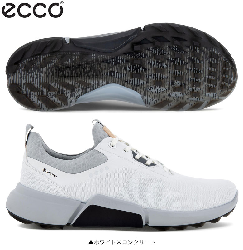 エコー　ECCO  ゴルフシューズ　イエロー　ホワイト