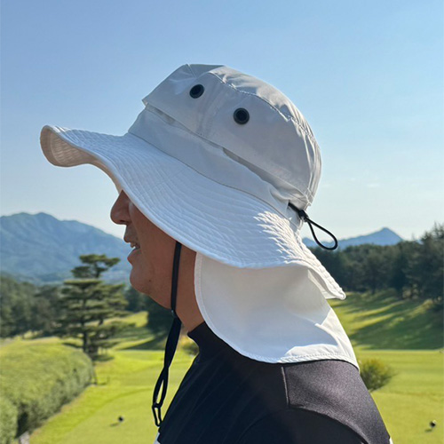 NO GOLF NO LIFE 広つばハット