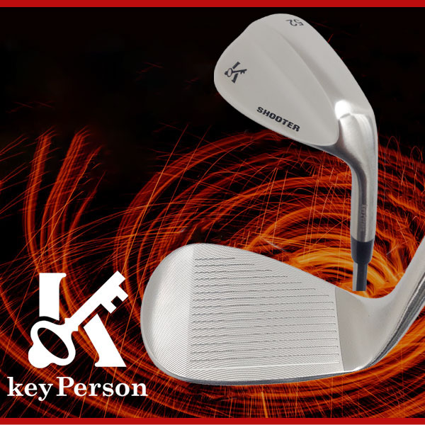 【送料無料】 キーパーソン ゴルフ シューター ウェッジ オリジナル スチールシャフト KeyPerson SHOOTER
