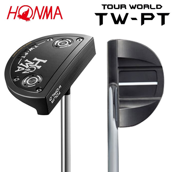 ホンマ ゴルフ TW-PT マレット センターシャフト パター Honma TOUR WORLD