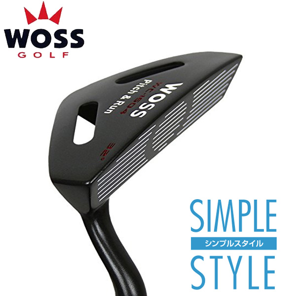 【ロフト角32度】 ウォズ ゴルフ シンプルスタイル WC1604 チッパー オリジナル スチールシャフト WOSS WC-1604