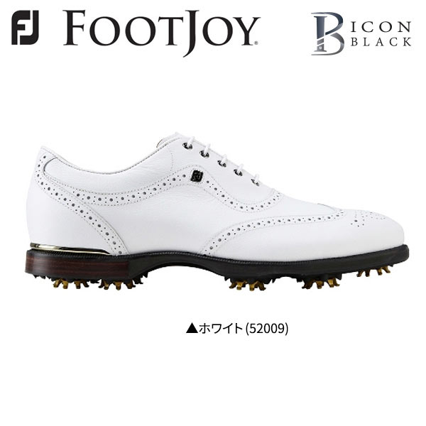 footjoy icon black golf shoes