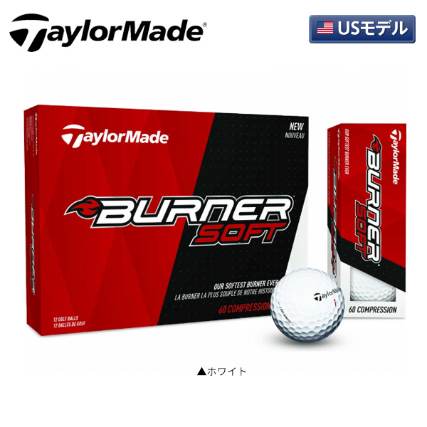 【USモデル】 テーラーメイド ゴルフ バーナー ソフト ゴルフボール BURNER SOFT Taylormade