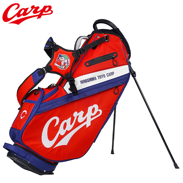 プロ野球 広島東洋カープ HCCB-1438 スタンド キャディバッグ LEZAX HIROSHIMA TOYO CARP ゴルフバッグ 軽量 NPB プロ球団【あすアト】