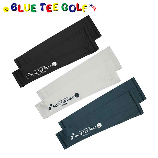 【送料無料】 ブルーティー ゴルフ BTG-AC017 メンズ アームカバー ブラック,ホワイト,ネイビー BLUE TEE