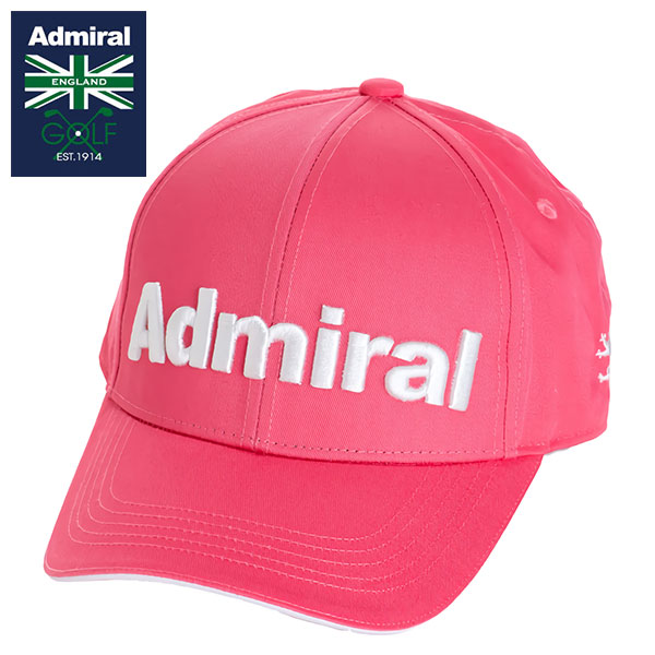【送料無料】 アドミラル ゴルフ ADMB2F07 ベーシック ツイル キャップ ピンク(48) Admiral