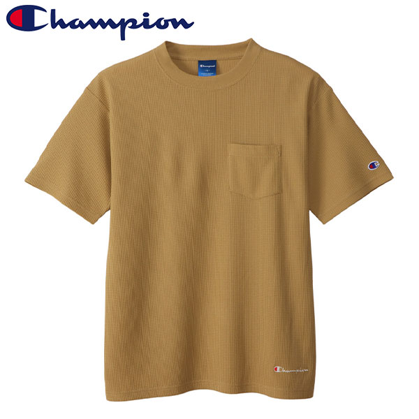 【送料無料/クリアランス】 チャンピオン C3-VS317 ショートスリーブ Tシャツ ベージュ(780) SHORT SLEEVE T-SHIRT
