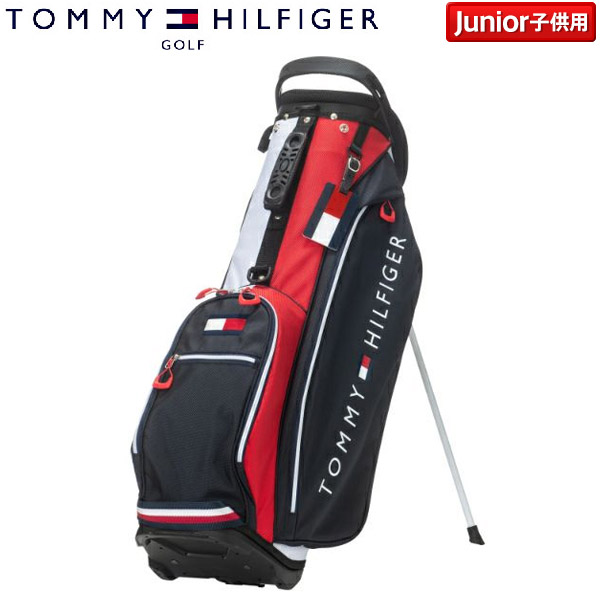 【ジュニア用】 トミーヒルフィガー ゴルフ THMG2SC9 スタンド キャディバッグ ジュニア３８ トリコロール(90) ゴルフバッグ