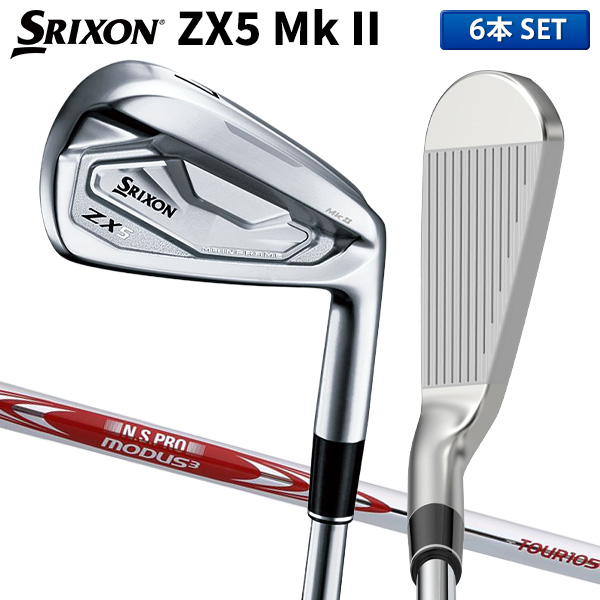 ダンロップ SRIXON ZX5 アイアン 6本 MODUS3 TOUR105 - クラブ