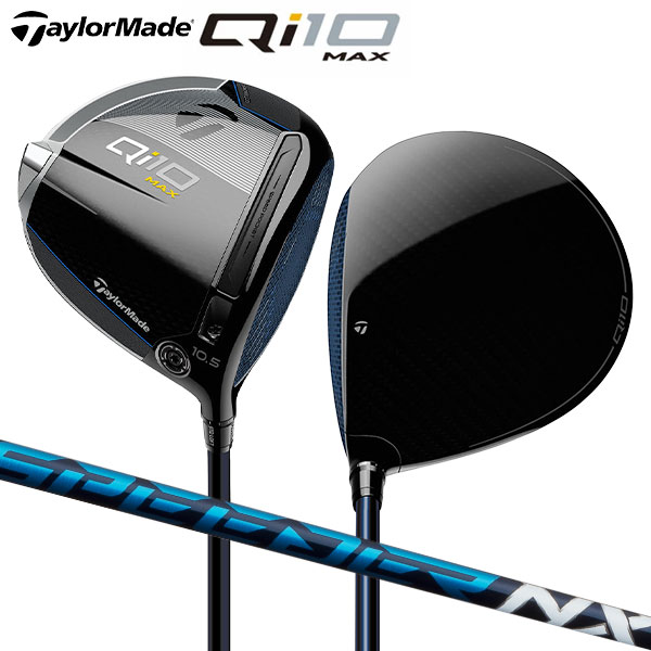 テーラーメイド ゴルフ Qi10 マックス ドライバー スピーダー NX 60 カーボンシャフト スピーダー Taylormade MAX キューアイテン【あすアト】