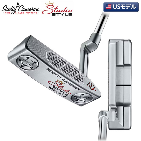 【USモデル】タイトリスト スコッティキャメロン スタジオスタイル ニューポート2 パター