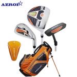 【送料無料/ジュニア用】アズロフ AZ-JR7 クラブセット 3本組(1W,7I,PT) キャディバッグ付き