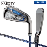 マジェスティ ゴルフ ロイヤル アイアンセット 5本組(6-9, PW) MAJESTY LV550 カーボンシャフト