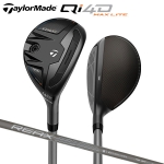 【先行予約】テーラーメイド Qi4D MAX LITE レスキュー ユーティリティー REAX 45 カーボンシャフト