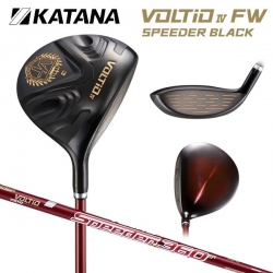 カタナ ゴルフ ボルティオ4 ブラック フェアウェイウッド スピーダー360 カーボンシャフト KATANA VOLTIO IV