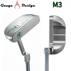 【訳あり】 ゲージデザイン ゴルフ M3 シルバー パター オリジナルスチールシャフト GAUGE DESIGN