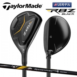 【USモデル】 テーラーメイド ゴルフ RBZ ブラック レスキュー ユーティリティー ROCKETFUEL65 カーボンシャフト TaylorMade ロケットボールズ BLACK