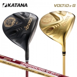 【短尺ドライバー】 カタナ ゴルフ ボルティオ4 G ドライバー ブラック ゴールド KATANA VOLTIO IV