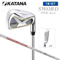 カタナ ゴルフ スウォード PTC ロイヤル アイアンセット 7本組 (6-P,A,S) フジクラ Speeder 556 カーボンシャフト KATANA SWORD PTC ROYAL