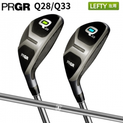 【レフティー/左用】 プロギア ゴルフ Q キュー Q28/Q33 ユーティリティー Qオリジナル カーボンシャフト PRGR