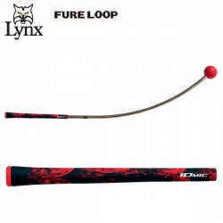 【送料無料】 リンクス ゴルフ フレループ   レッド カーブ型スイング 練習器具 ヘッド：レッド グリップ：イオミック Lynx FURELOOP