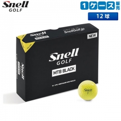 【送料無料】 スネル ゴルフ MTB ブラック ゴルフボール イエロー Snell Golf BLACK マイツアーボール