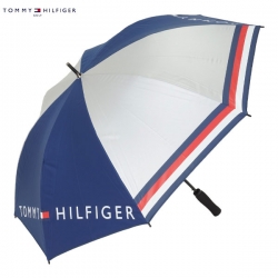 【送料無料】 トミーヒルフィガー ゴルフ THMG7SK5 軽量 アンブレラ シルバー Tommy Hilfiger 傘
