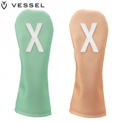 【送料無料】 ベゼル ゴルフ ジェニュイン レザー HC3117 ユーティリティ用 #X ヘッドカバー VESSEL Genuine Leather