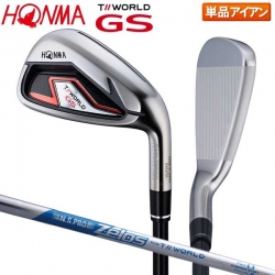 【送料無料】 ホンマ ゴルフ ツアーワールド GS アイアン単品 NSプロ ゼロス FOR T//WORLD スチールシャフト HONMA T//WORLD GS 本間ゴルフ ZELOS
