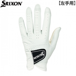 【左手用】ダンロップ ゴルフ スリクソン GGG-S028 ゴルフグローブ ホワイト DUNLOP SRIXON