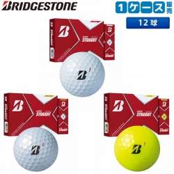 【送料無料】 ブリヂストン ゴルフ スーパーストレート ゴルフボール SUPER STRAIGHT 1ダース/12球