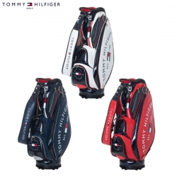 【ホワイトのみ】 トミーヒルフィガー ゴルフ THMG1SC3 ラウンドロゴ カート キャディバッグ ゴルフバッグ Tommy Hilfiger