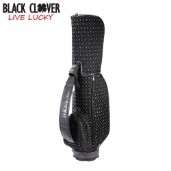 【在庫一掃】 ブラッククローバー ゴルフ モノグラム 9.0型 BA5KNC01 カート キャディバッグ ブラック BLACK CLOVER ゴルフバッグ
