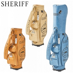 【数量限定】 シェリフ ゴルフ SFC-012 クラシックシリーズ カート キャディバッグ SHERIFF ゴルフバッグ
