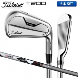 タイトリスト ゴルフ T200 アイアンセット 5本組 (6-P) 3D055 カーボンシャフト Titleist