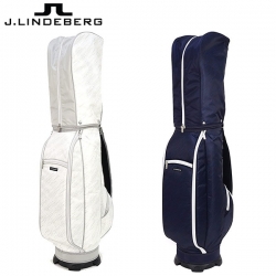 【在庫一掃/ホワイトのみ】 Jリンドバーグ ゴルフ ツアー モノグラム 083-15103 カート キャディバッグ ホワイト(004),ネイビー(098) J.LINDEBERG ゴルフバッグ