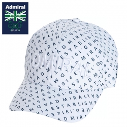 【送料無料】 アドミラル ゴルフ ADMB2F15 ロゴ総柄 キャップ ホワイト(00) Admiral