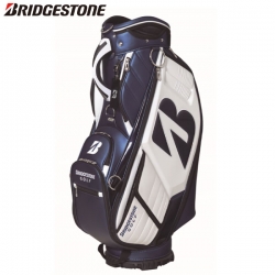ブリヂストン ゴルフ プロレプリカモデル CBG201 カート キャディバッグ ホワイト×ネイビー(WN) BRIDGESTONE ゴルフバッグ