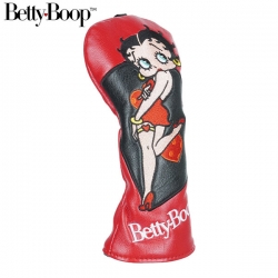 【送料無料】 ホクシン交易 ゴルフ ベティブープ OHC0005 ユーティリティ用 ヘッドカバー レッド HTC Betty Boop キャラクター