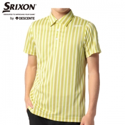【送料無料】 デサント スリクソン RGMRJA22 プロモデルシャツ ゴルフウェア ポロシャツ イエロー(YL00) DESCENTE SRIXON